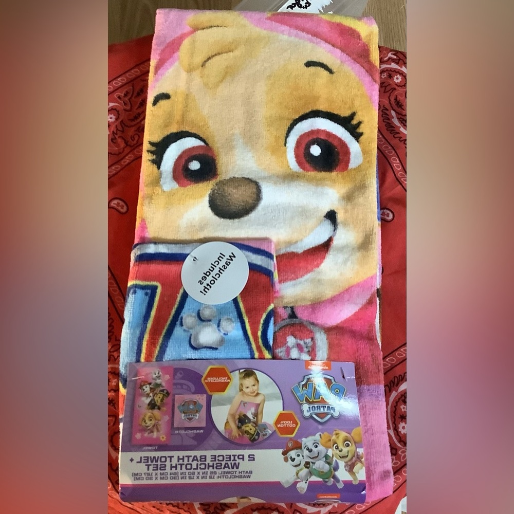 Paw patrol brand new kids towel set